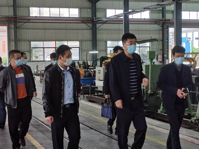 懷集縣委書記于曉軍一行蒞臨我司調研指導工作